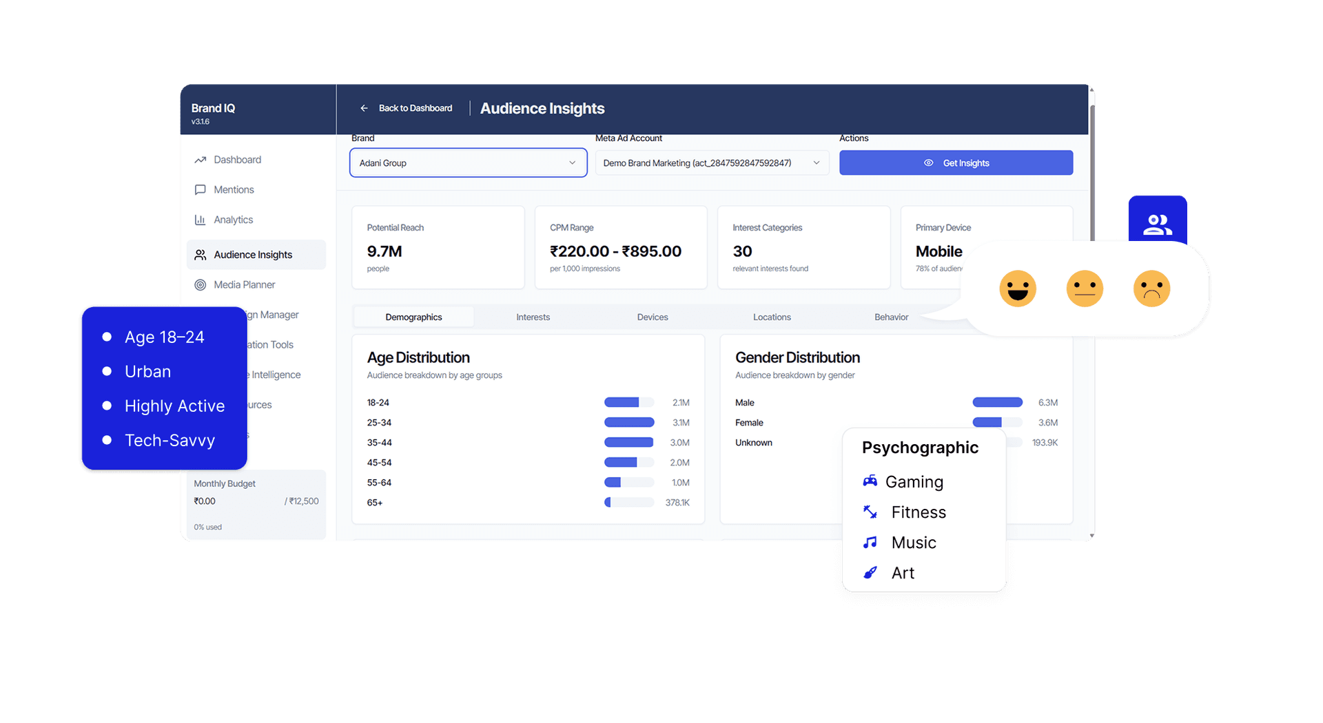 Audience Intelligence Dashboard